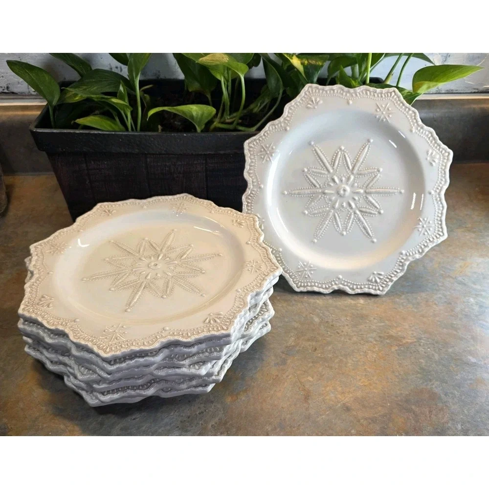 Cracker Barrel Seasonal Elegance Snowflake 10